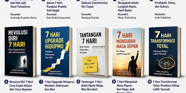 Buku Ini Bisa Ubah Hidupmu dalam 7 Hari (Wajib Baca!)